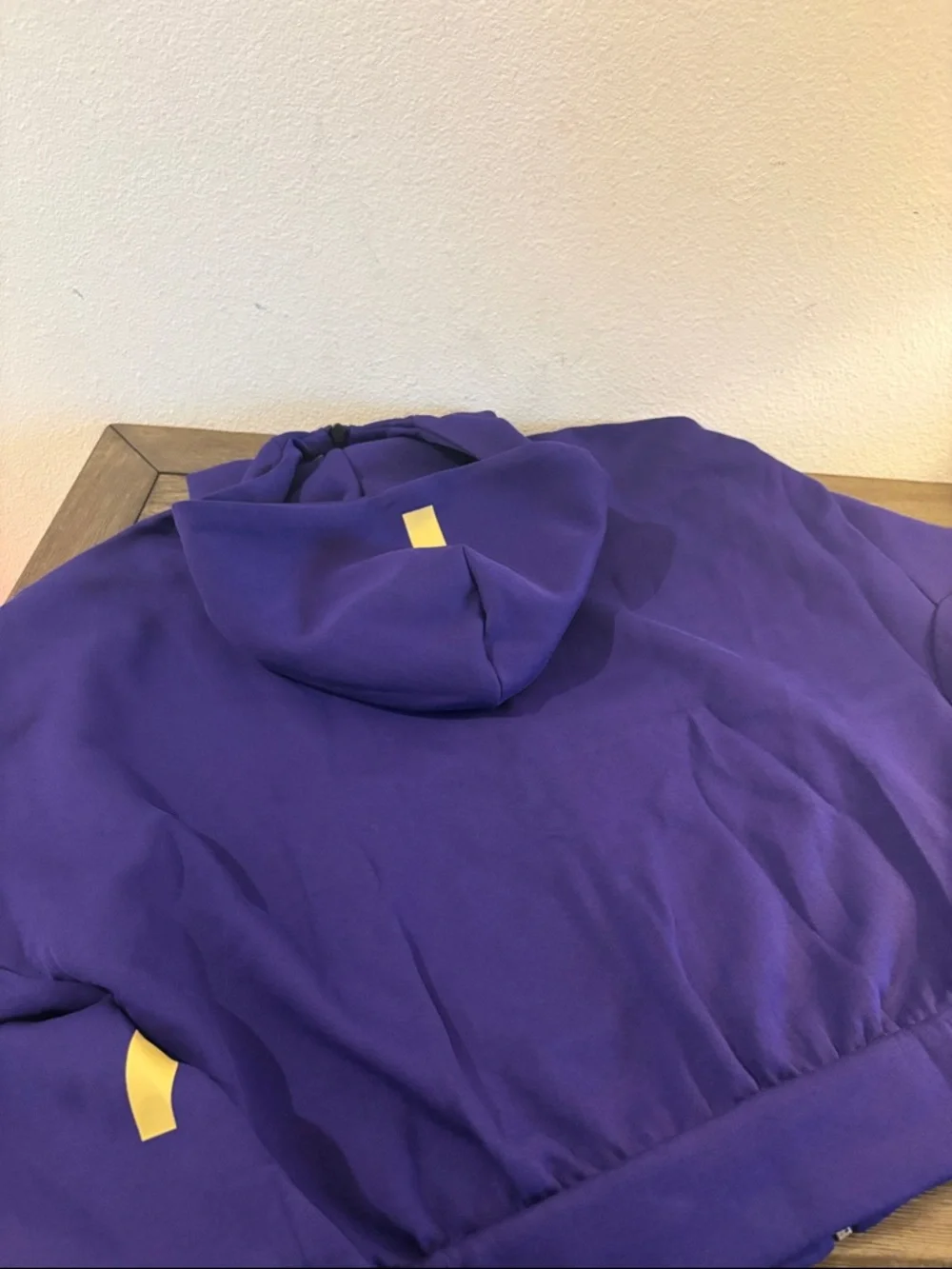 NWOT [adidas] Washington Huskies NCAA Zip-Up Hooded Cropped Sweatshirt Women’s S - Picture 9 of 12